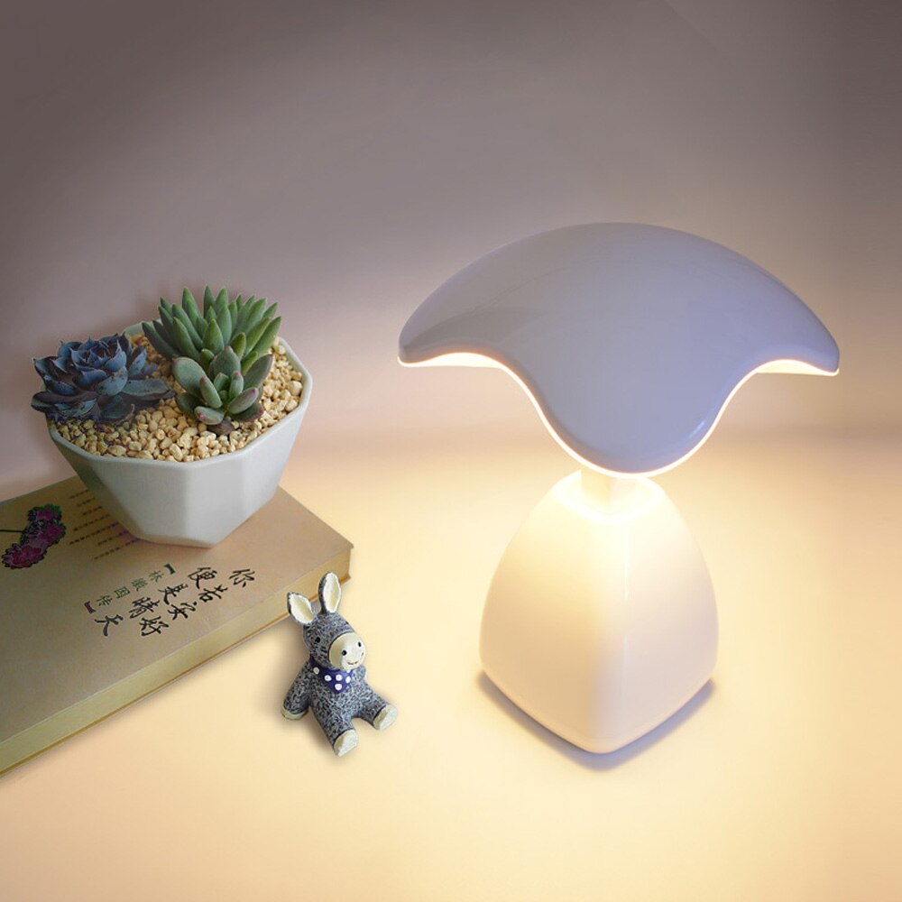 버섯 터치 데스크 램프 눈 보호 학습 Led Pluggable 학생 기숙사 독서 램프 선물 램프 램프 테이블 침실